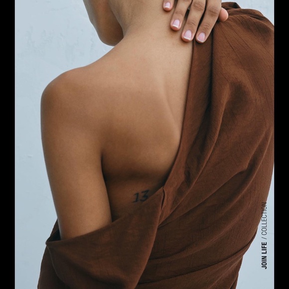 Zara Draped Skirt and Top set - Picture 7 of 10